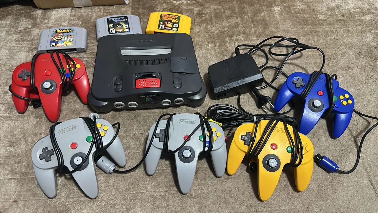 Nintendo 64 controles e jogos