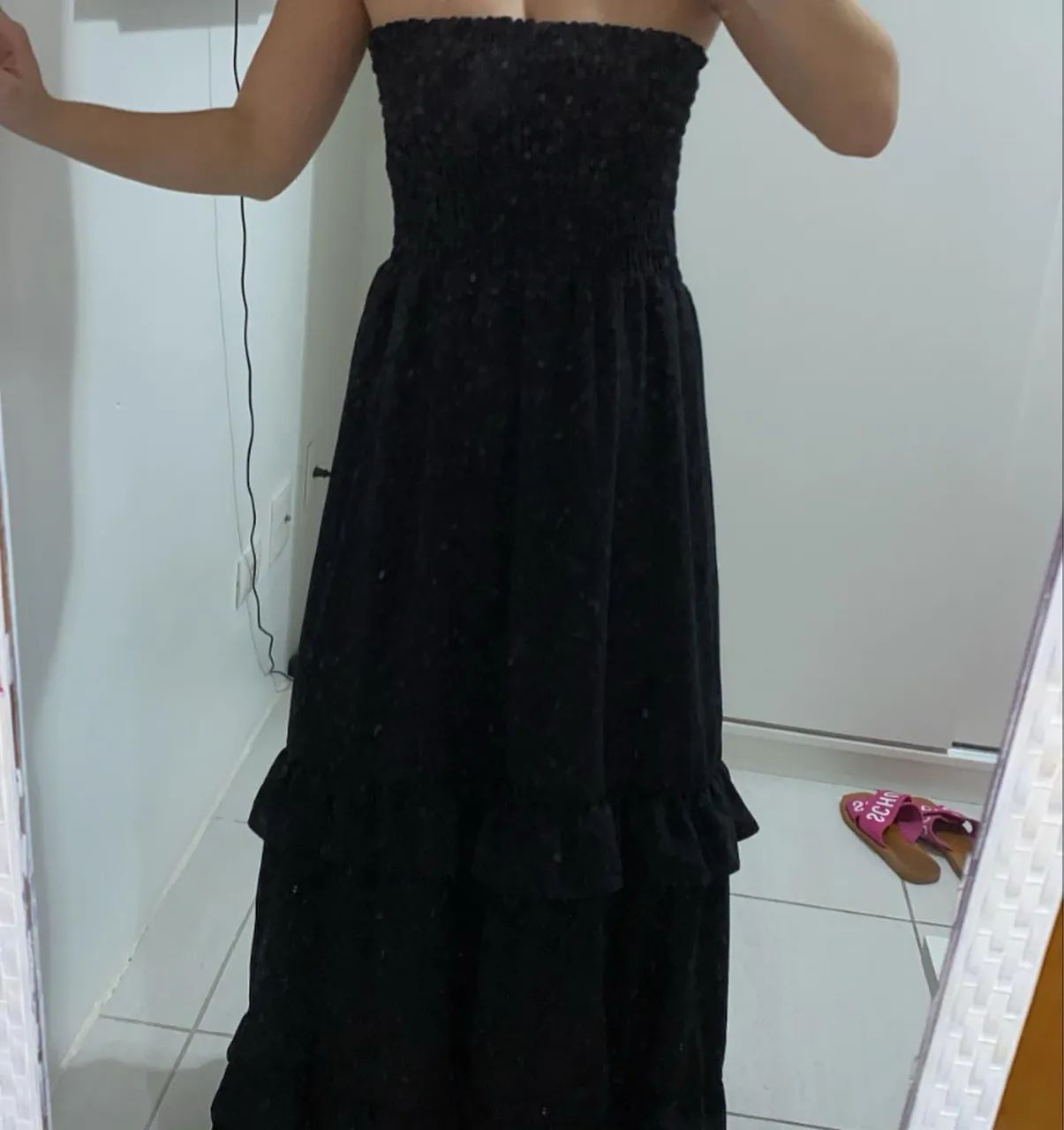 Vestido longo preto - Foto 5