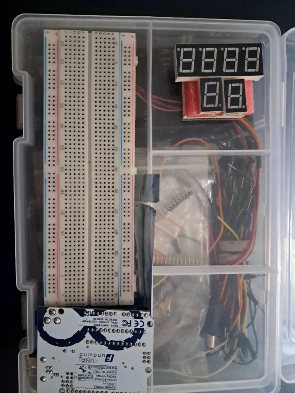 Kit eletrônica Arduino completo com maleta - Foto 4