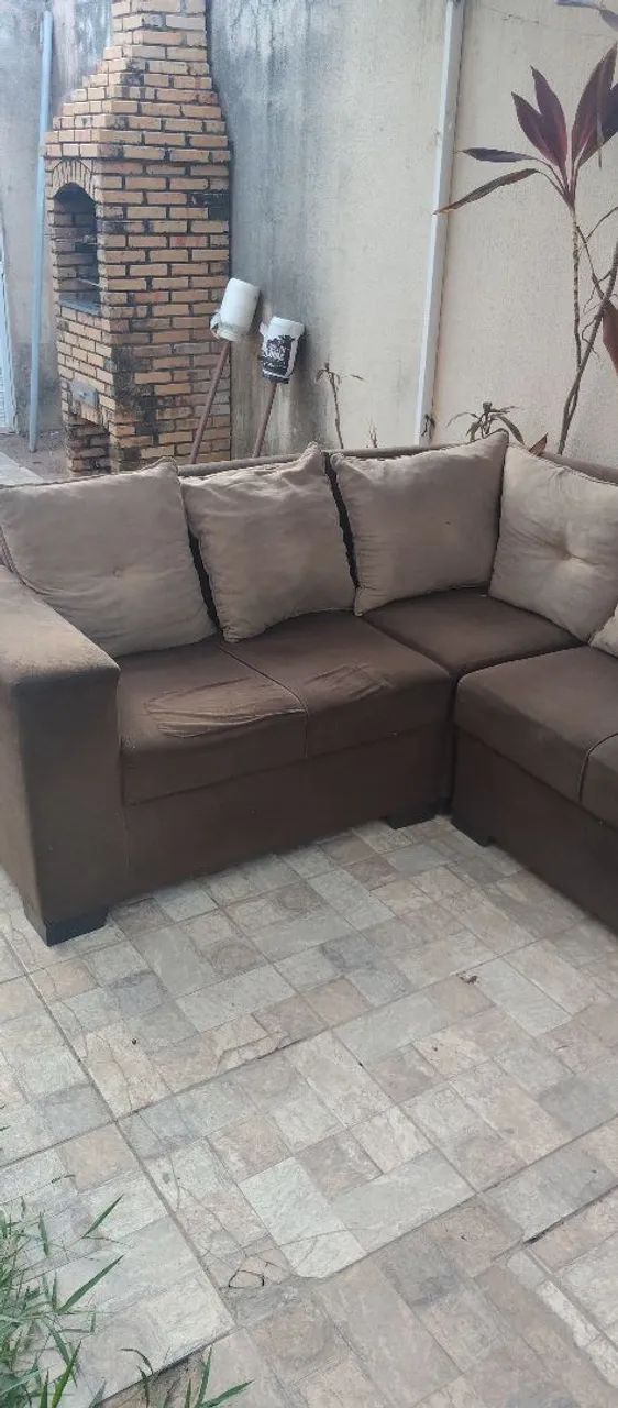 Vendo sofá em L 65153856177411122
