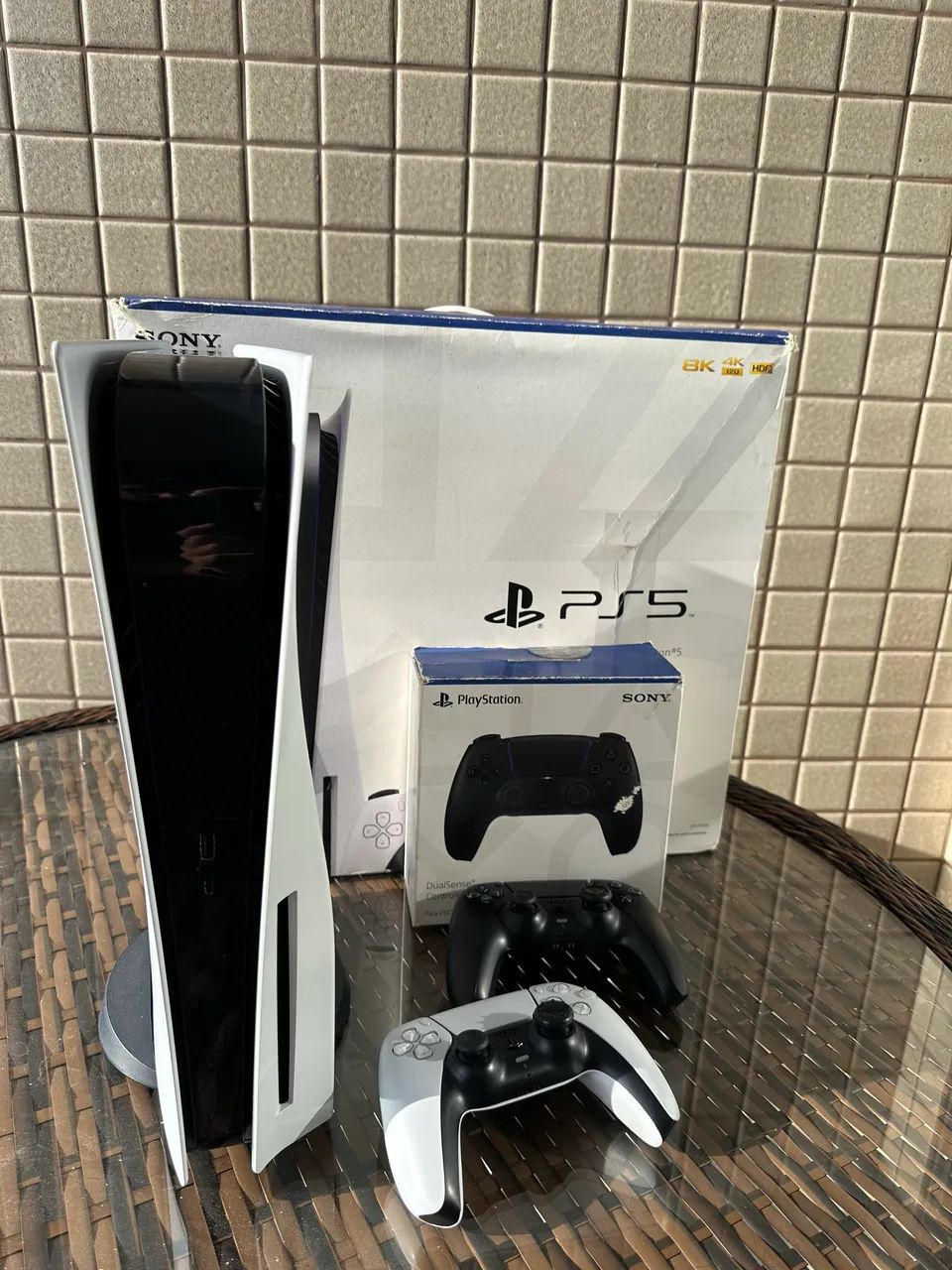 PS5 com Leitor de disco e 2 Controles - Foto 5