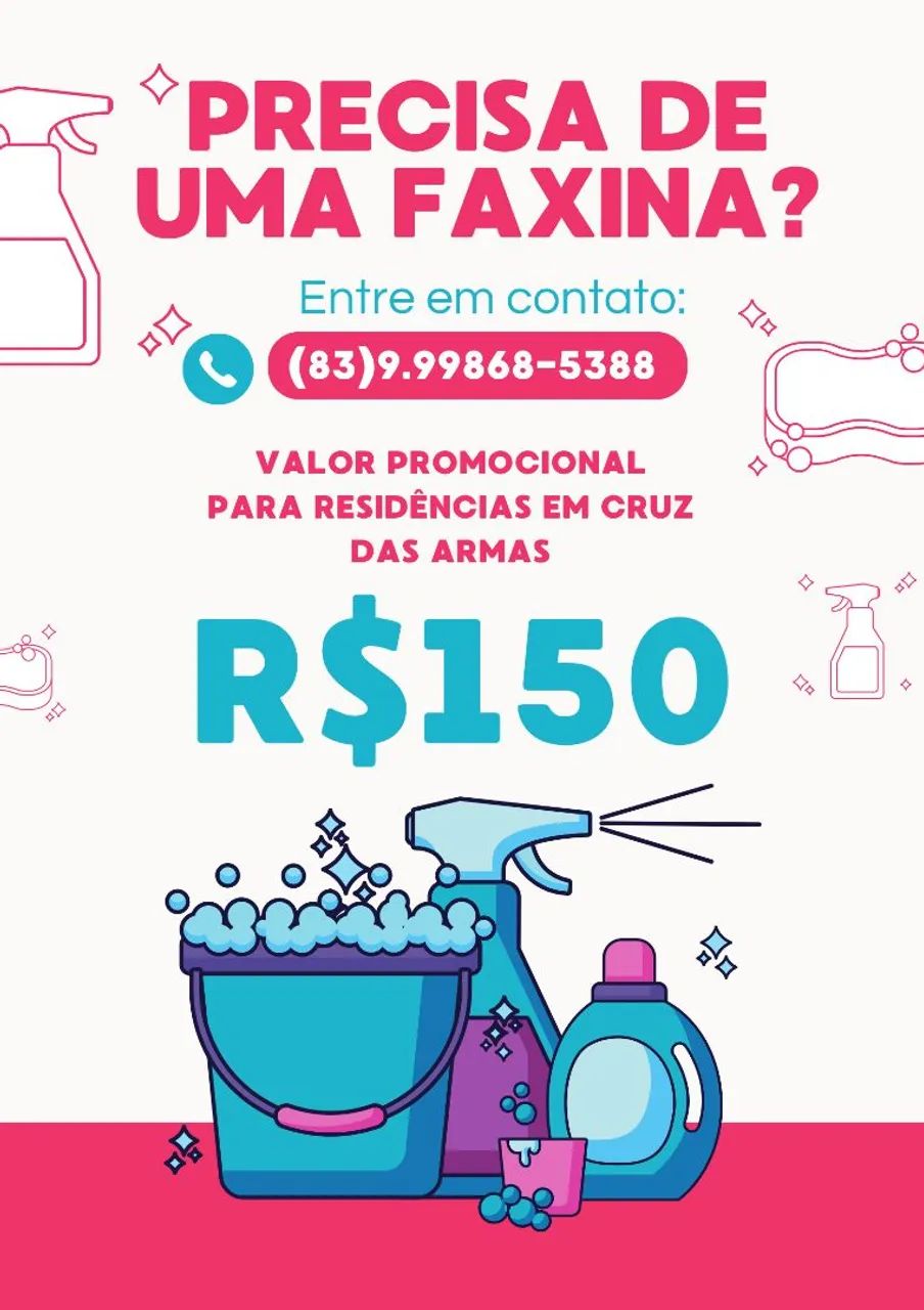 Faxina residencial/ diarista 