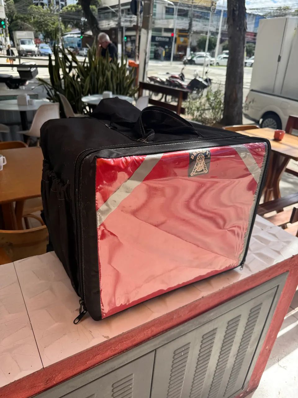 Bolsa Térmica Grande para Delivery - Isopor com Capa e Zíper