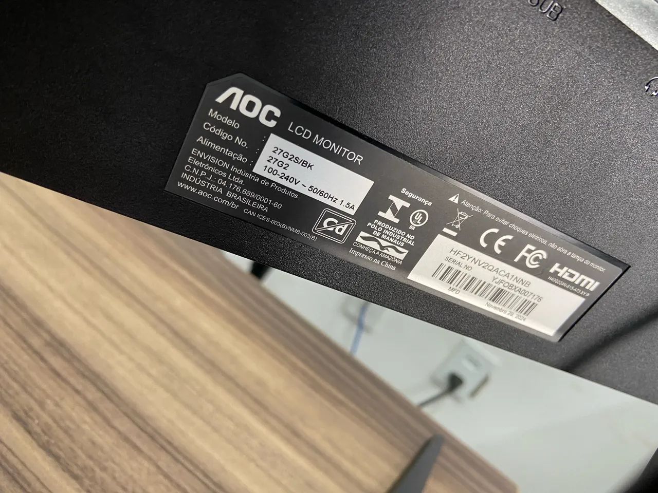Monitor gamer AOC 27? Full HD 165hz - Foto 3
