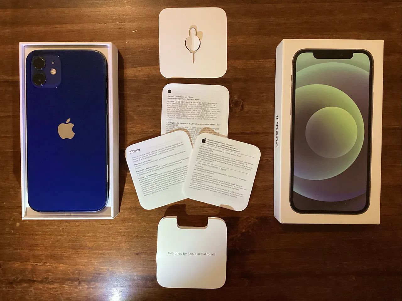 iPhone 12 Azul 128GB ? Completo com caixa e acessórios - Celulares