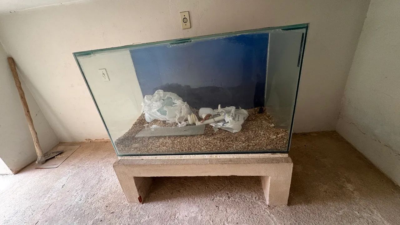 AQUÁRIO 300L - VIDRO TEMPERADO - R$ 500