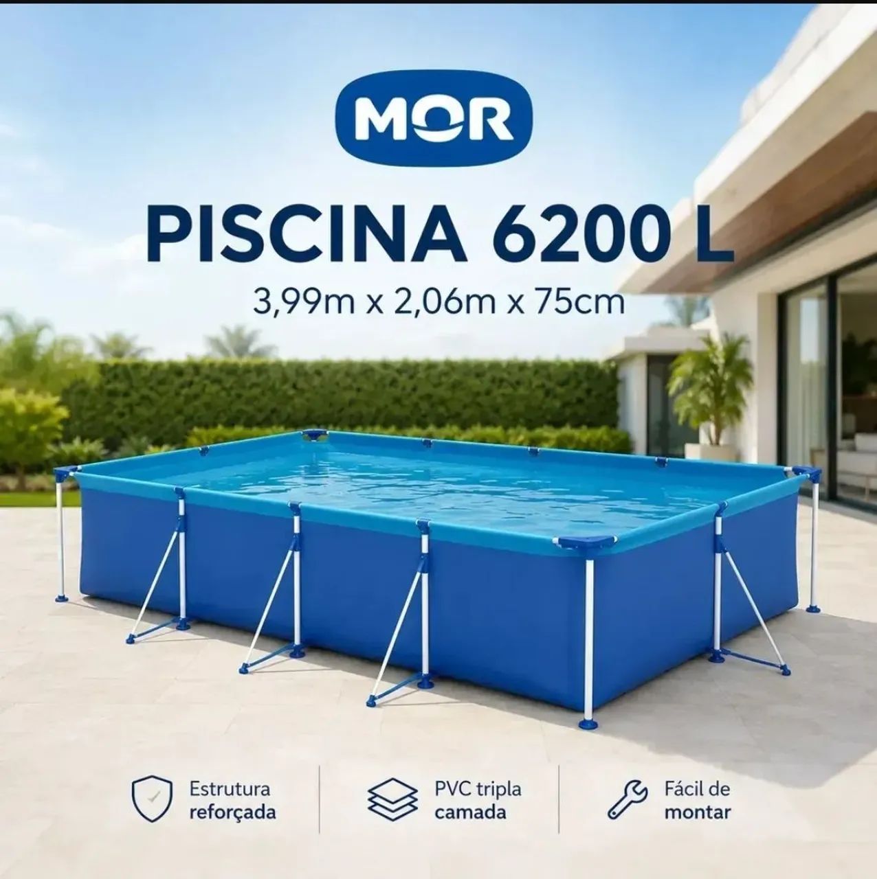 Piscina Mor 6200L (Pronta entrega)