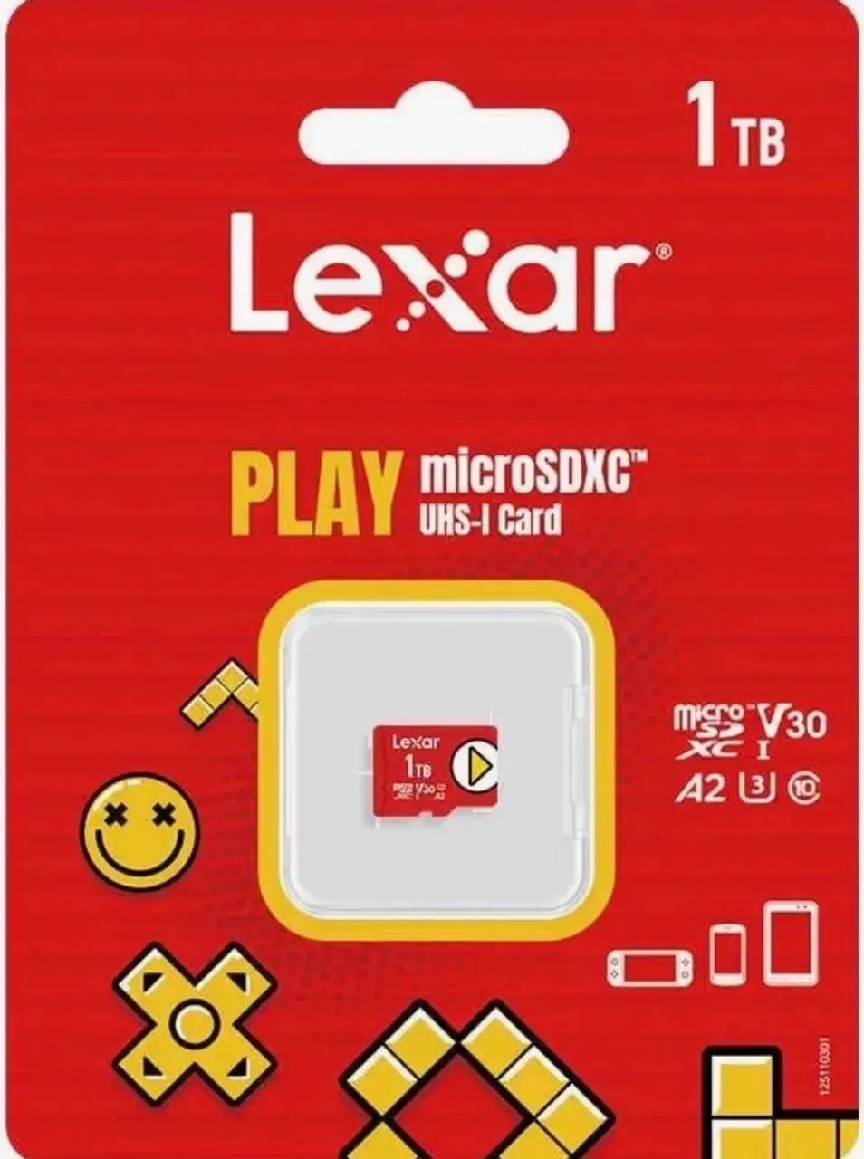 Cartão de memória Lexar PLAY 1tb micro sd