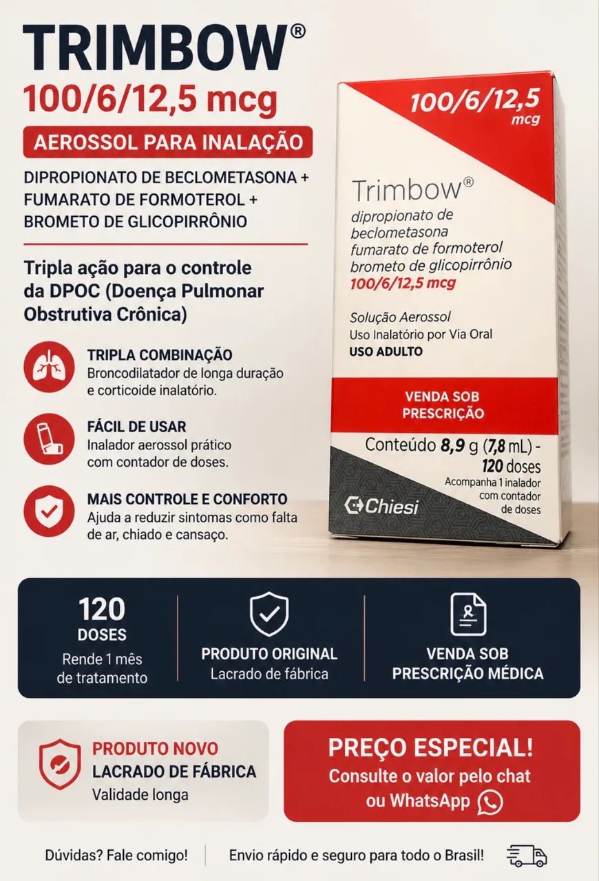 Trimbow lacrado na validade - Foto 3