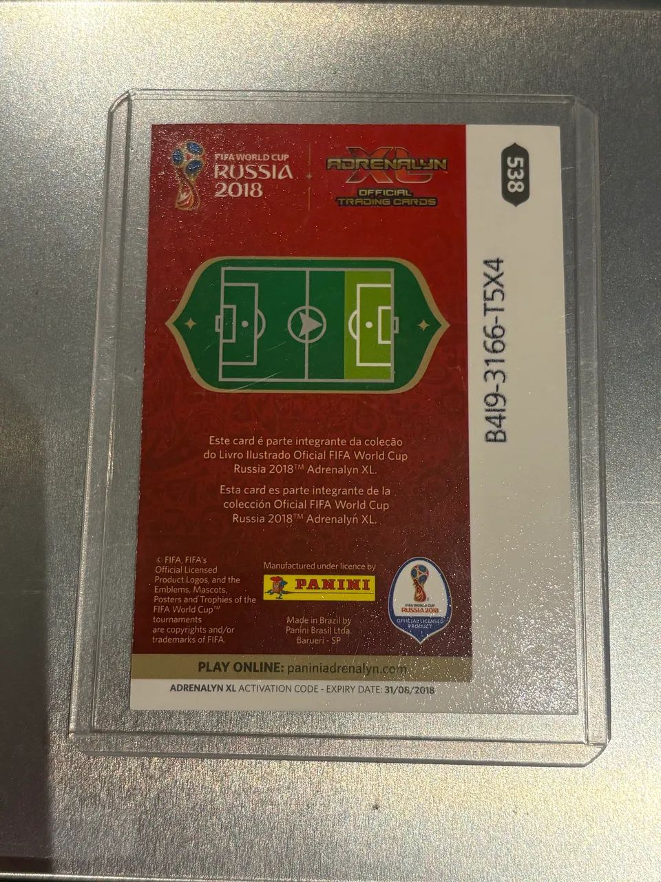 Carta Cristiano Ronaldo Limited Edition Copa 2018 Russia  - Foto 2