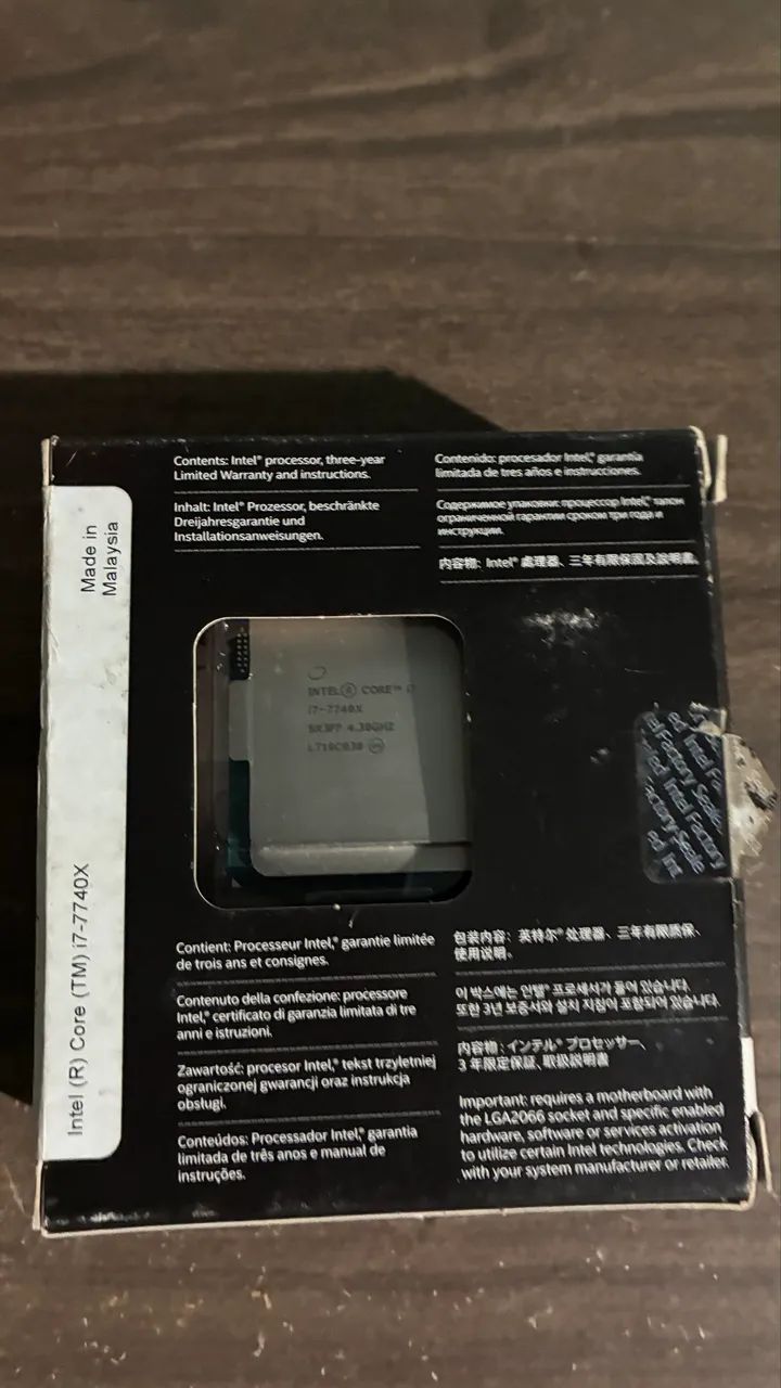 Processador Intel Core i7-7740X 4 Núcleos 4.5GHz Gamer - Foto 2