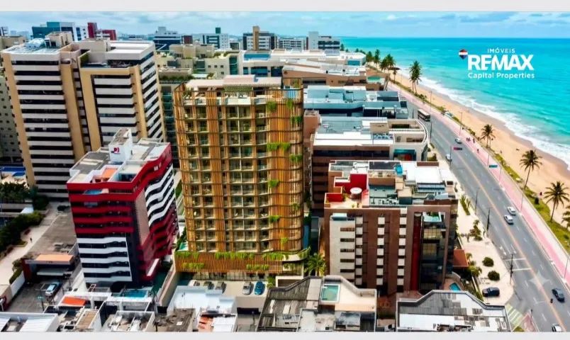 Studio e Duplex com vista mar, 40 m da praia em Jatiúca, Maceió, Alagoas