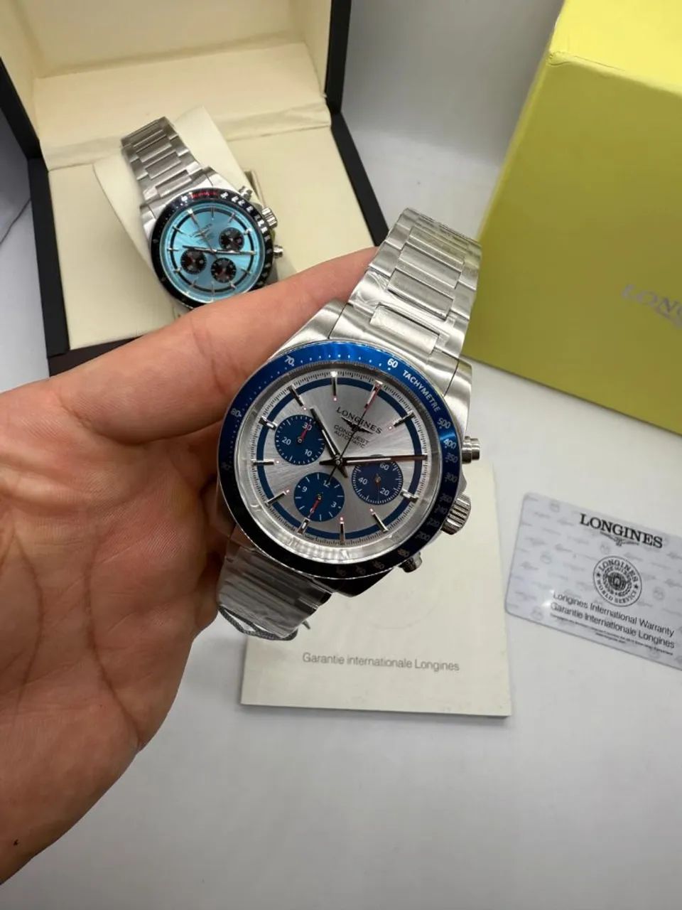 Relógio Estilo Longines Conquest Chronograph 42mm - Foto 2