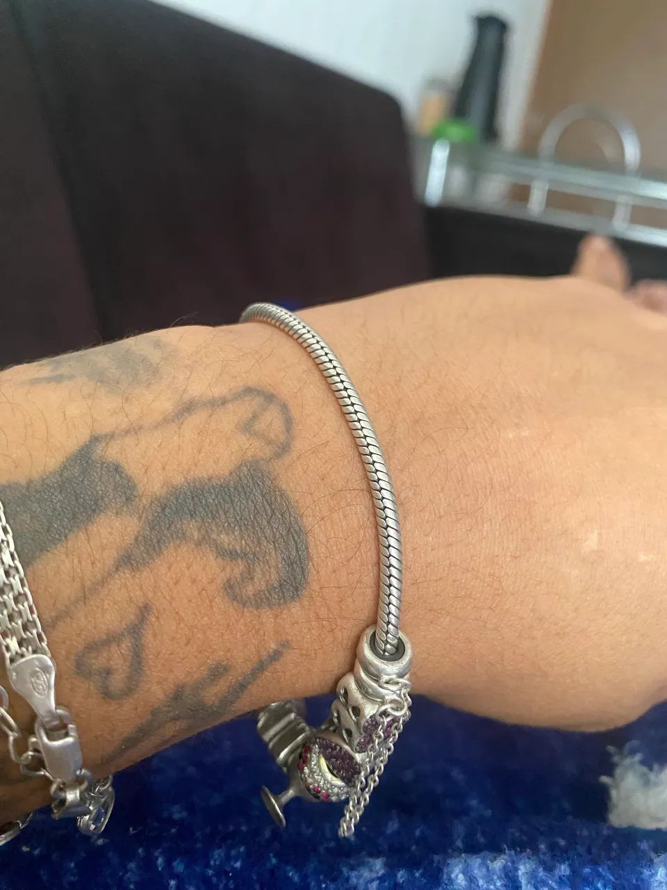 Pulseira Pandora de prata vivara