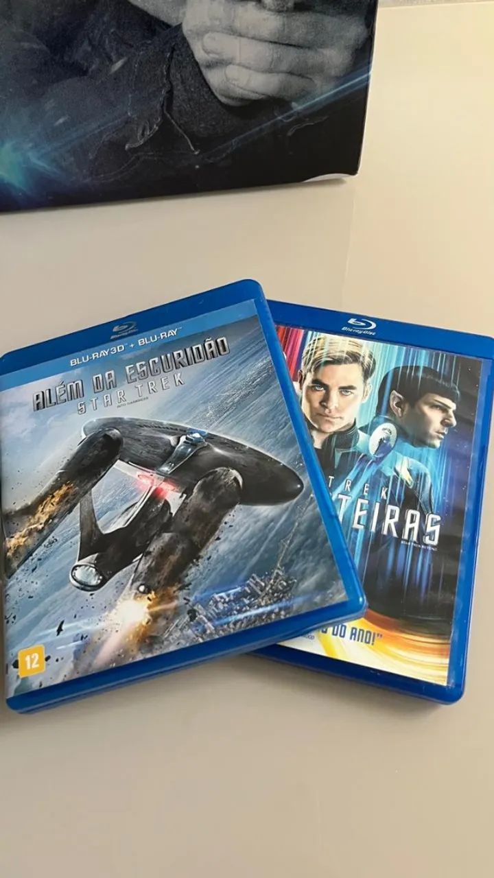 Phaser Star Trek Into Darkness Original + Base + Blu-ray Edição Colecionador - Foto 4