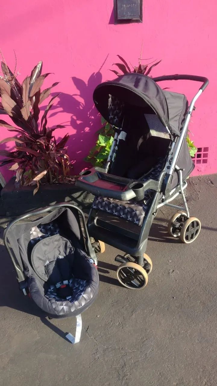 Kit carrinho e bebe conforto Tutti - Foto 2