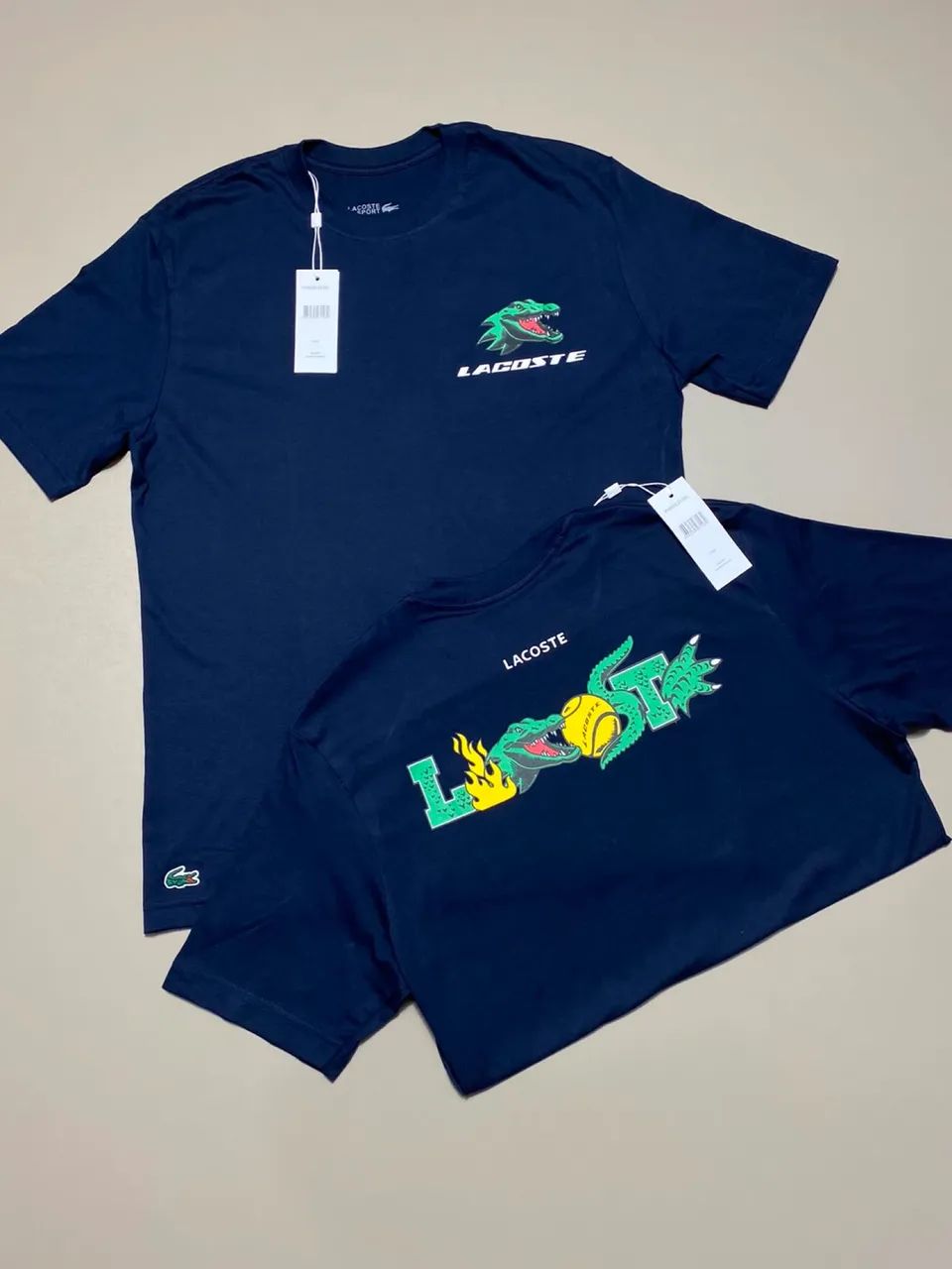 Camiseta Lac Azul Marinho/Logo Verde - Foto 2