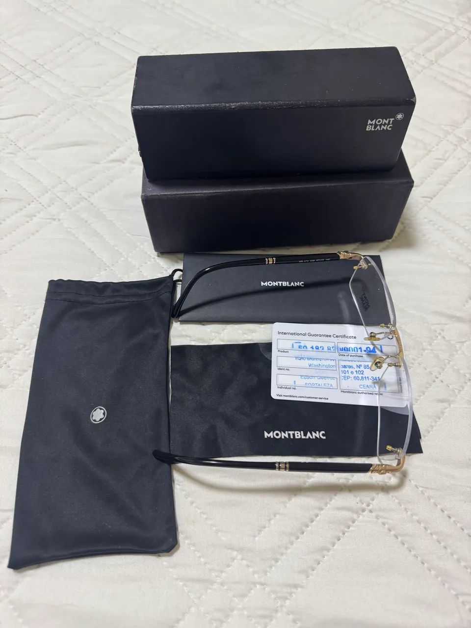 Oculos Montblanc Homenagem ao centenário da caneta Meisterstück 