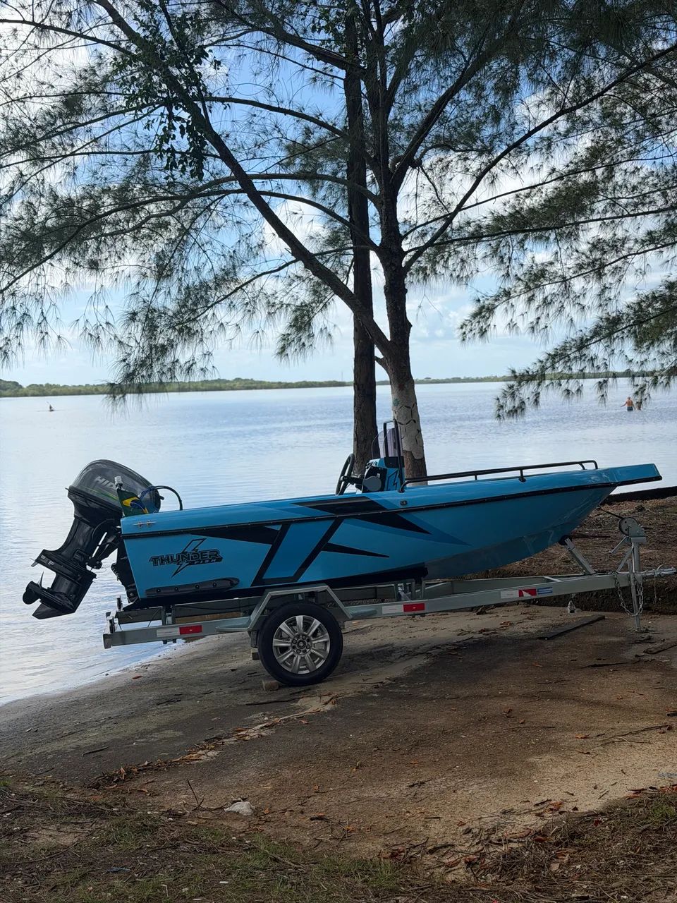Lancha com motor 40hp e carreta completa! - Foto 5