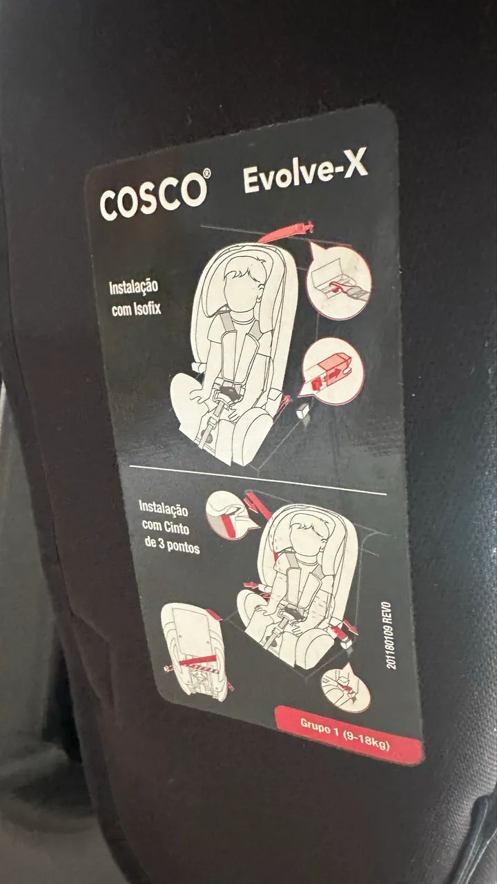 Cadeirinha Cosco Envolve X 9 a 36kg - Foto 5