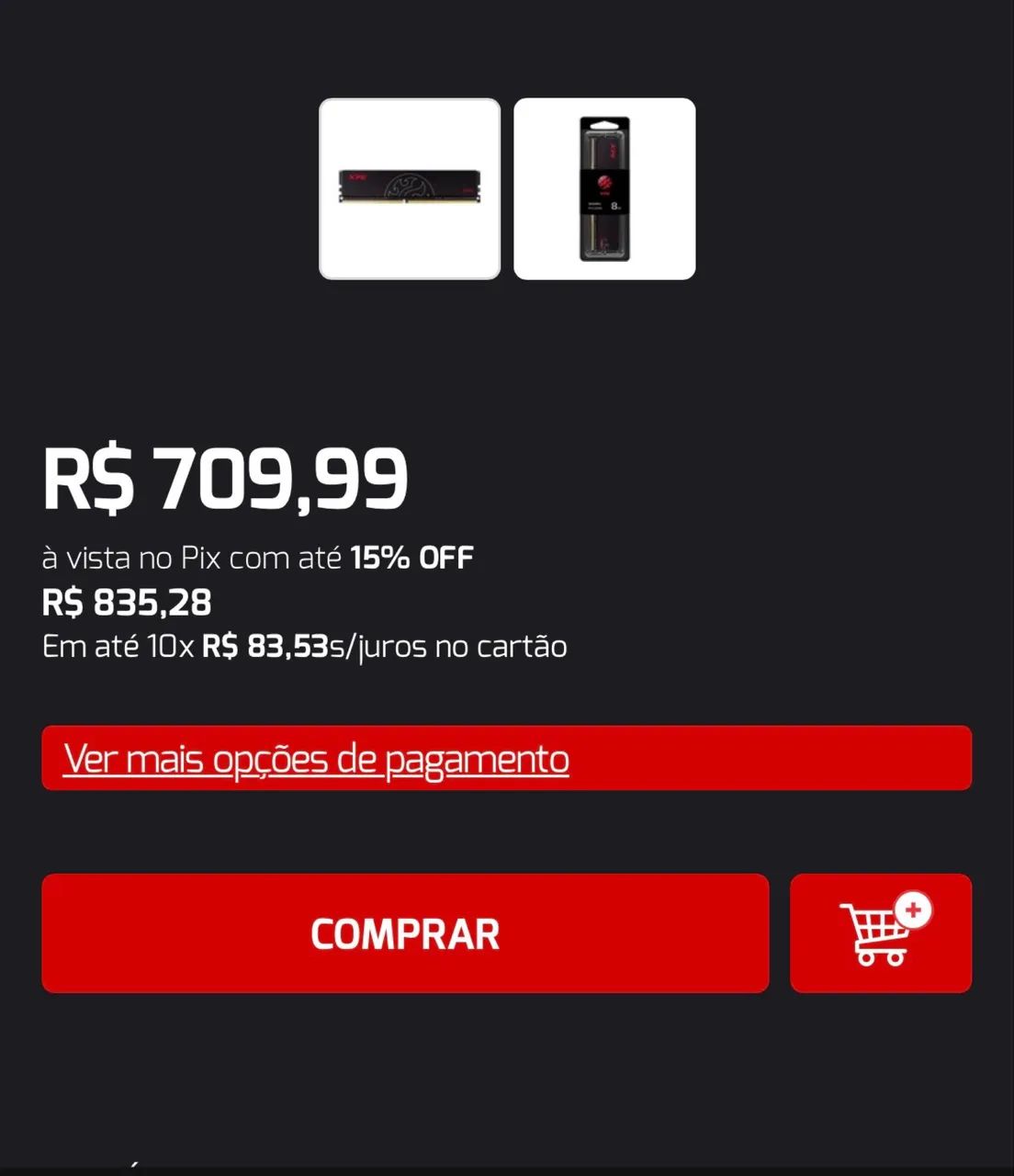 Memória ram 8Gb ddr4 2400Mhz - Foto 3
