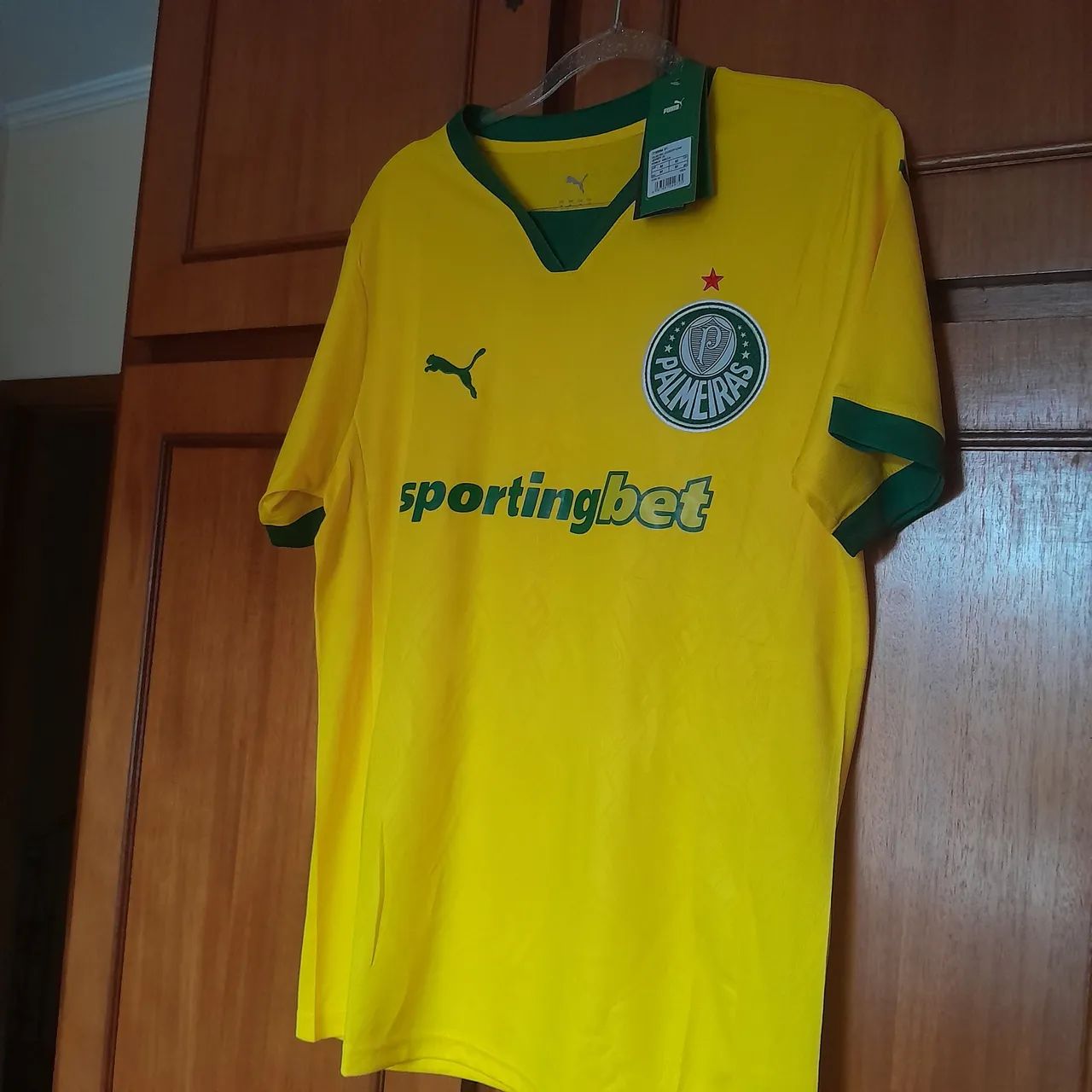 Camisa Palmeiras Amarela - Foto 2
