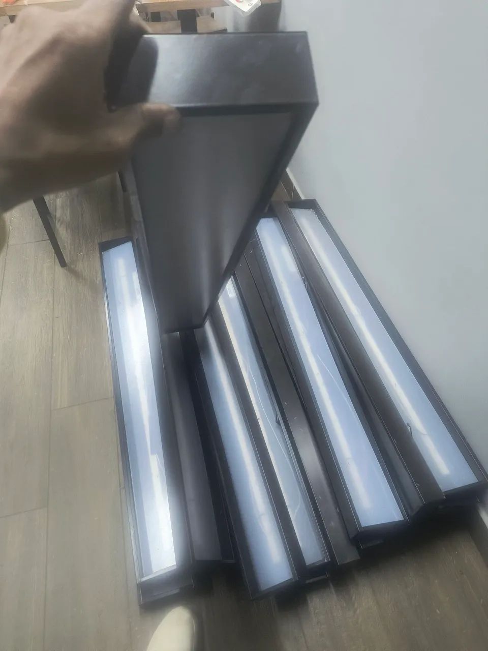 Luminária retangular sobrepor 45wtts R$ 70,00 - Foto 3