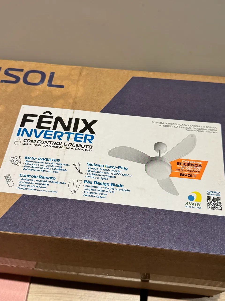 Ventilador de Teto Fênix Inverter