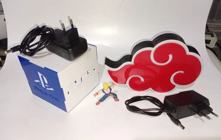 02 MINI LUMINARIAS PS2 E NUVEM NARUTO - Foto 3