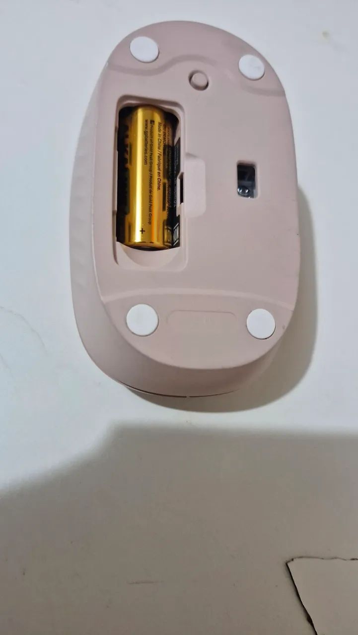 Mouse Loggi Bluetooth Rosa Claro - Foto 3
