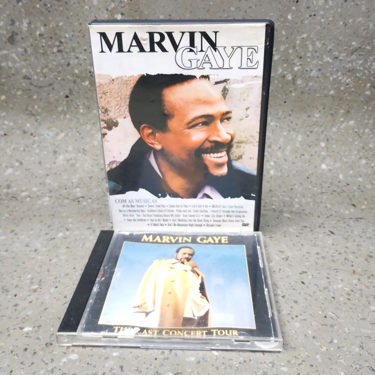 Lote Marvin Gaye - CD The Last Concert Tour + DVD Grandes Sucessos