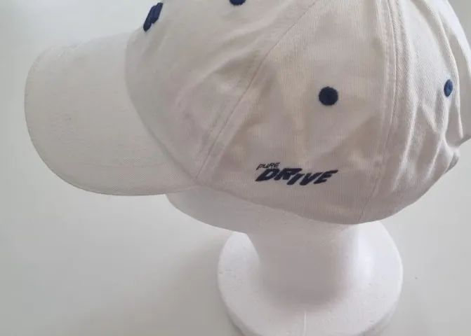 Bone Babolat Drive Cotton Branco E Azul - Foto 2