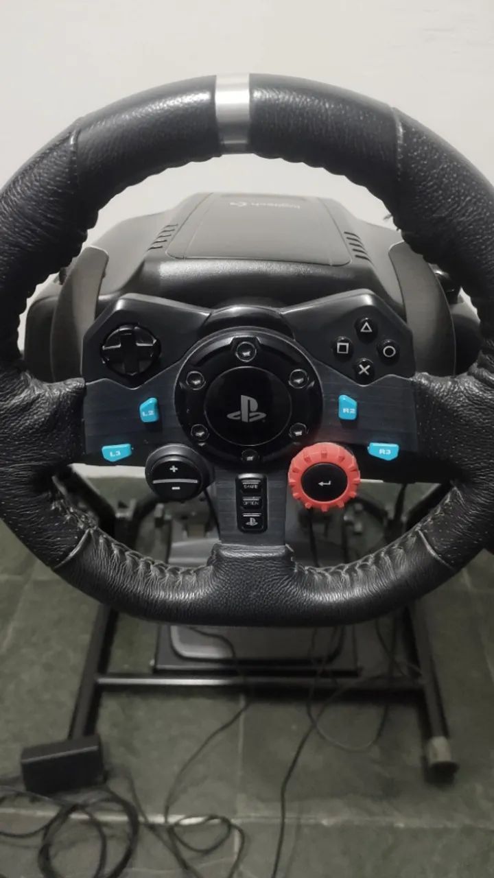 Logitech g29 completo com volante,cambio manual , pedais e cockpit - Foto 3