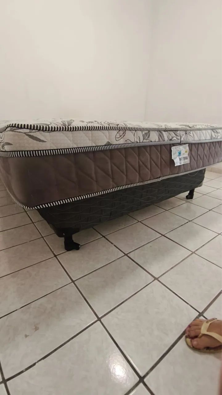 Desapego: cama box casal base - Foto 3