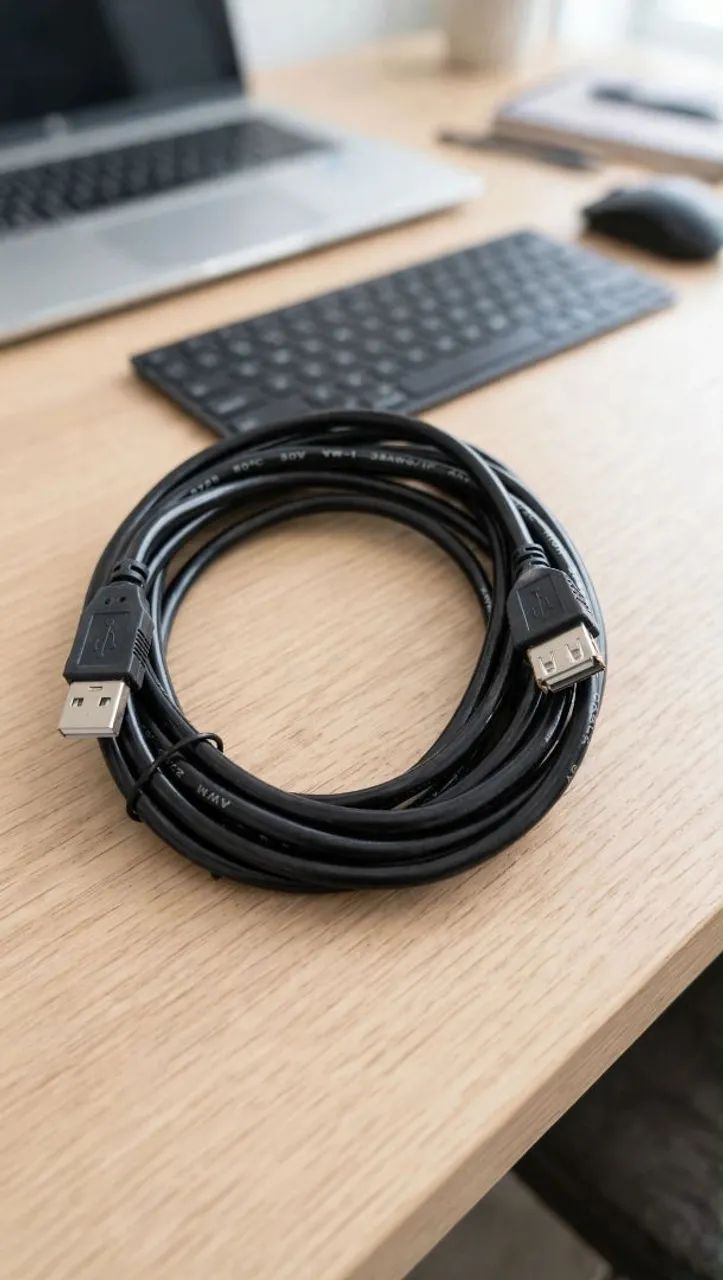Cabo Extensor USB 3 Metros Macho X Fêmea 2.0 480Mbps
