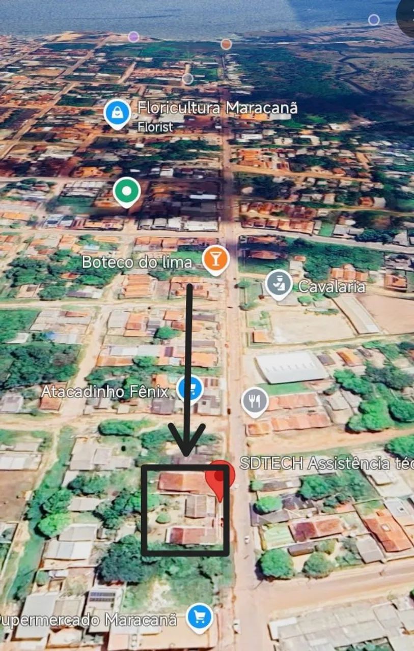 Venda terreno com 3 casas
