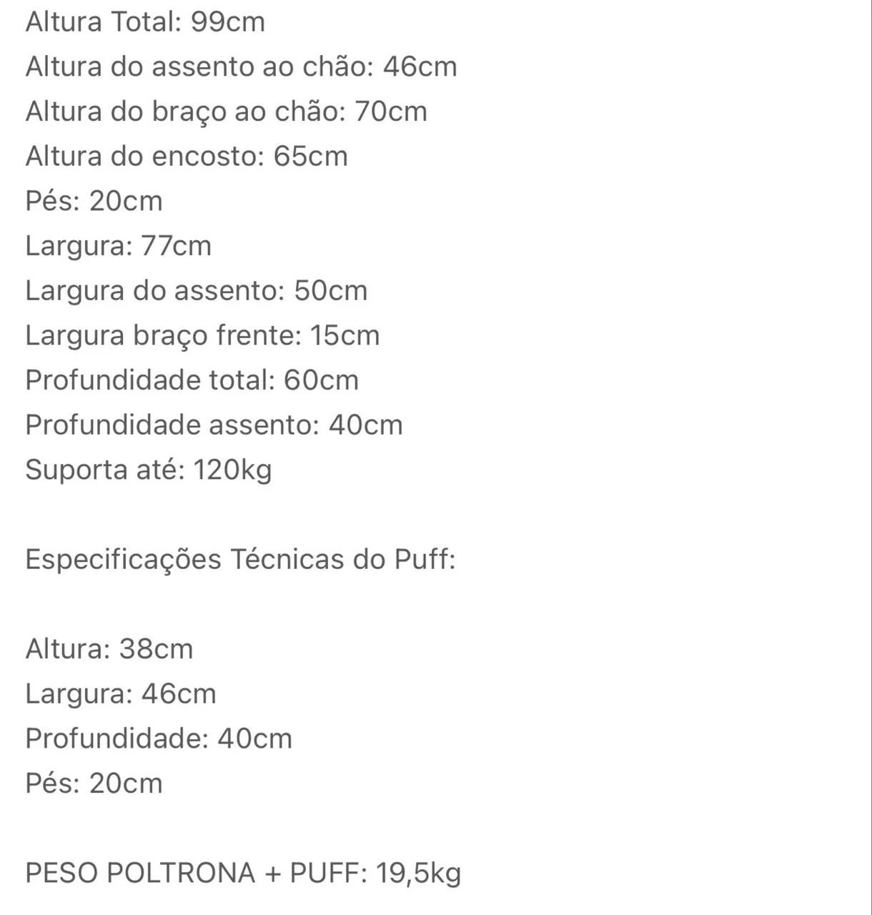 Poltrona Amamentação Semi Nova - Foto 2