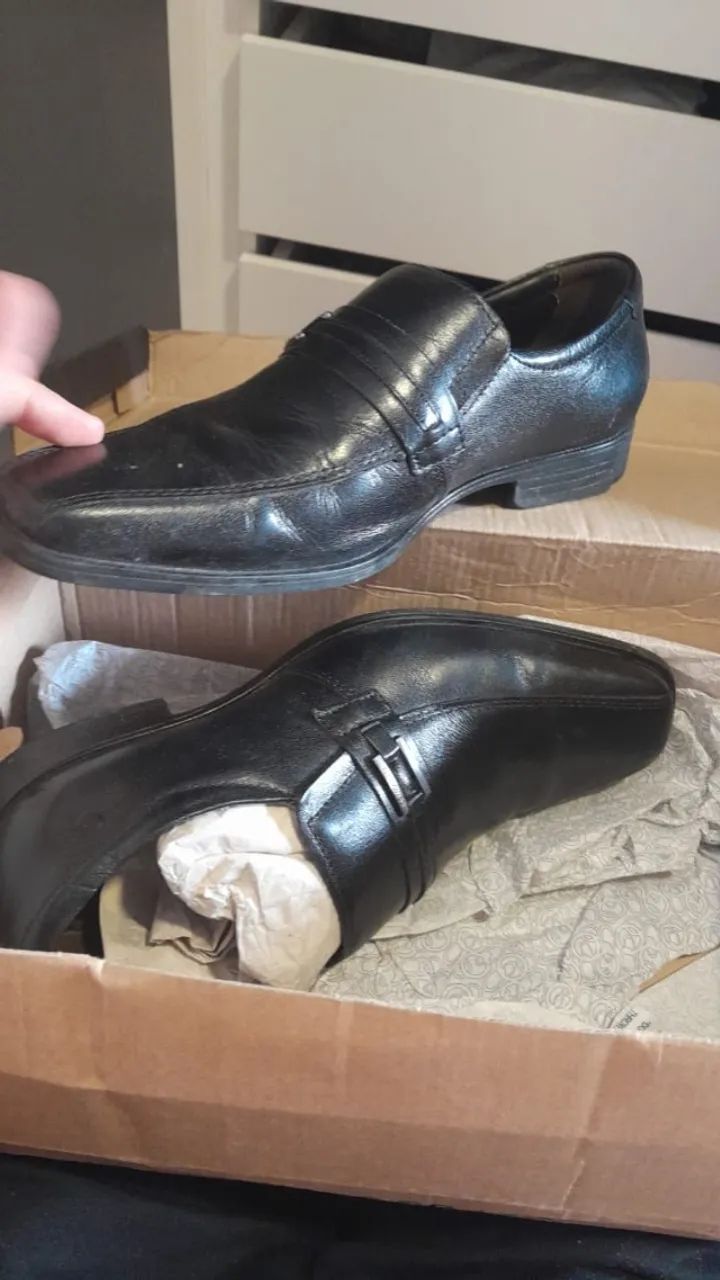 sapato preto democrata