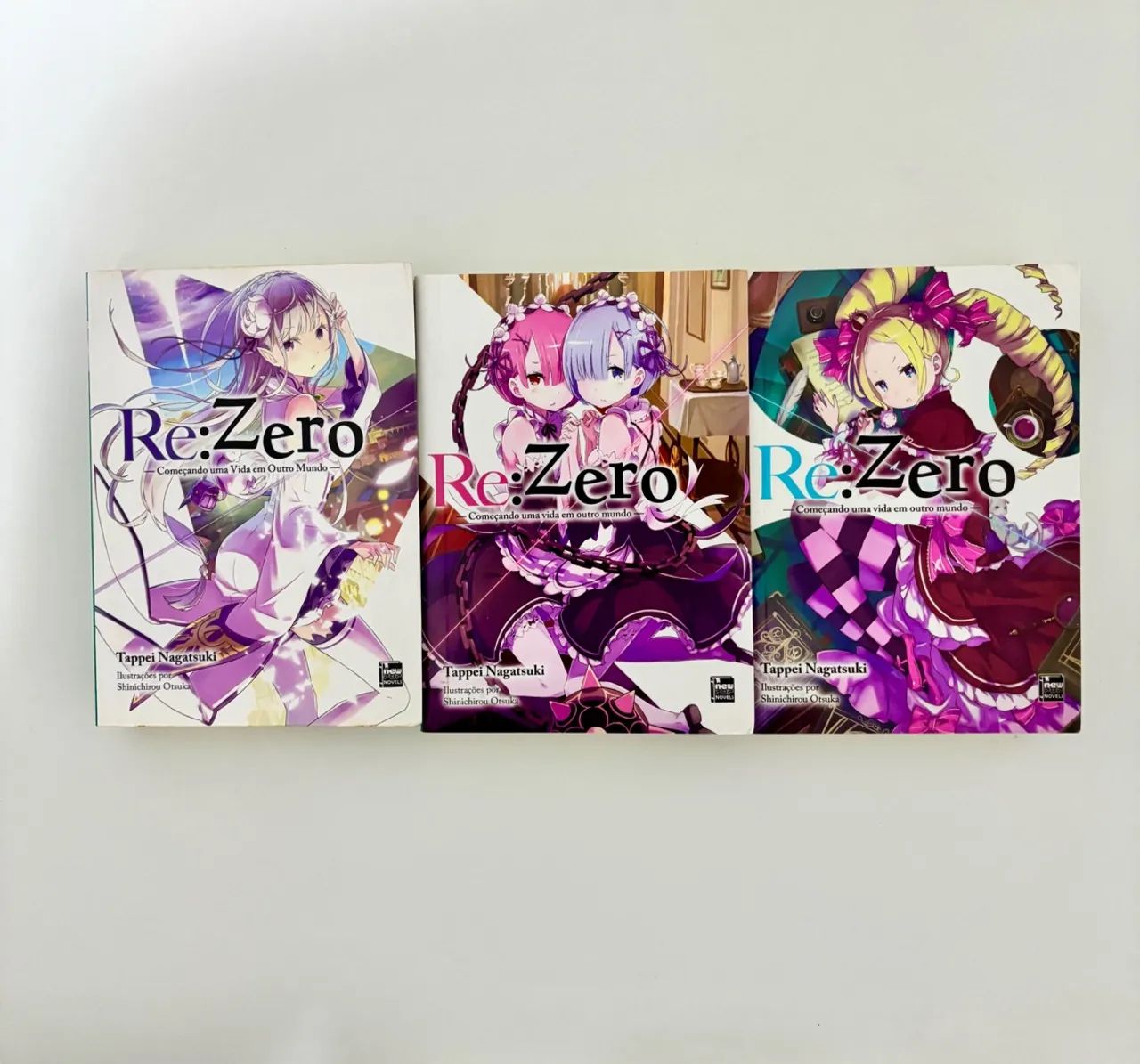 Re:zero - Vol. 1, 2 e 3