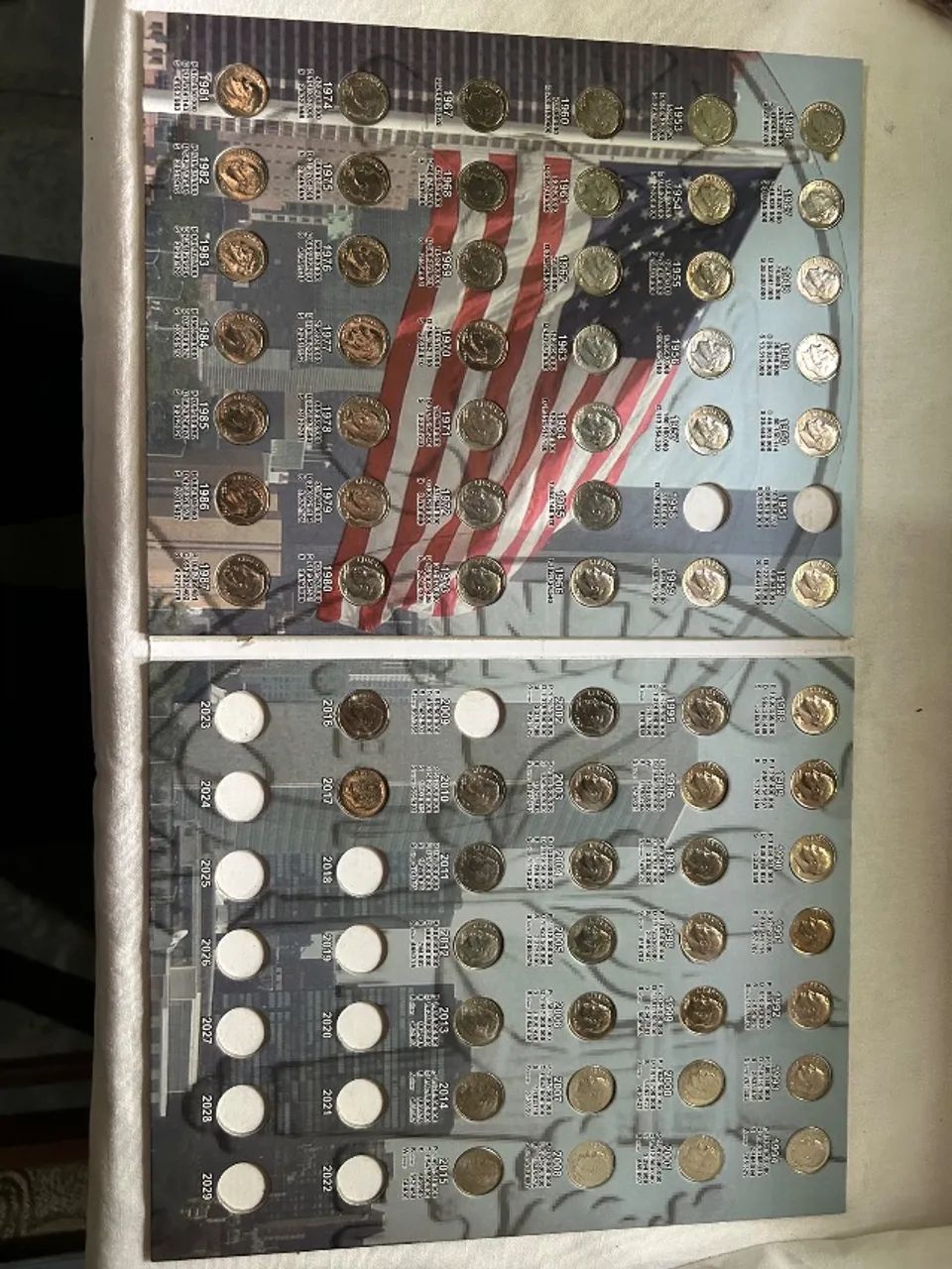 Roosvelt cents 1946-2029 | 69 moedas - Foto 2