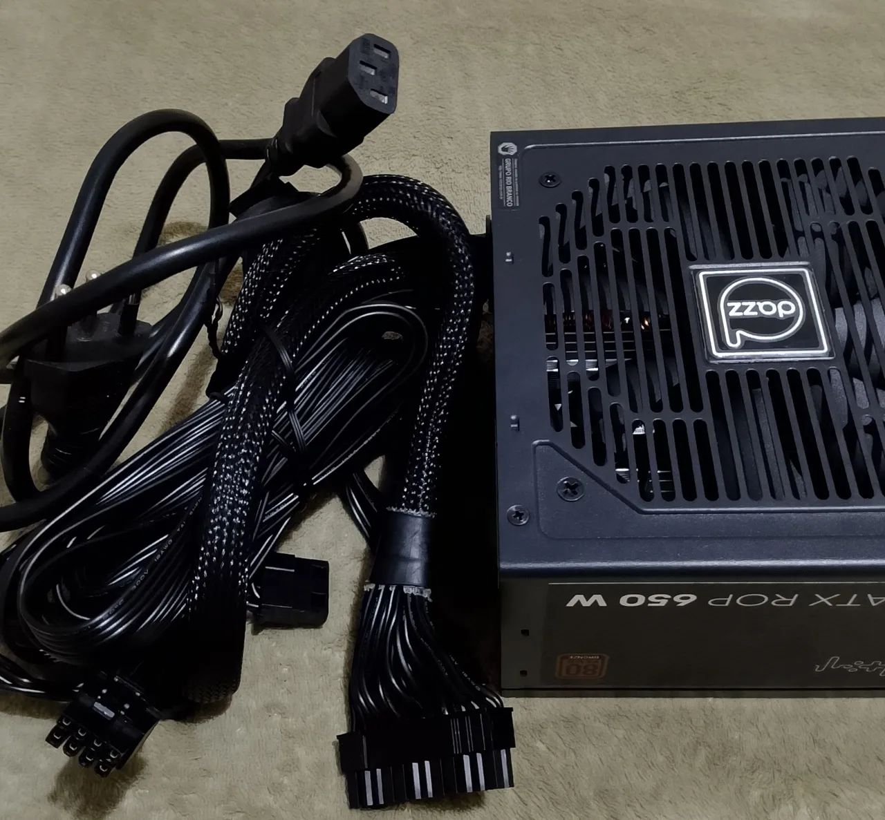 Fonte 650W 80 Plus Bronze Dazz DZ-650 - Semi Nova - Peças de