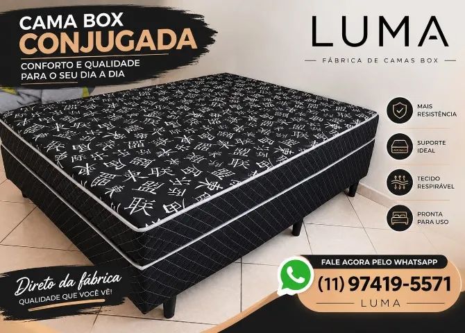 cama box ja acoplado com colchao  - Foto 2
