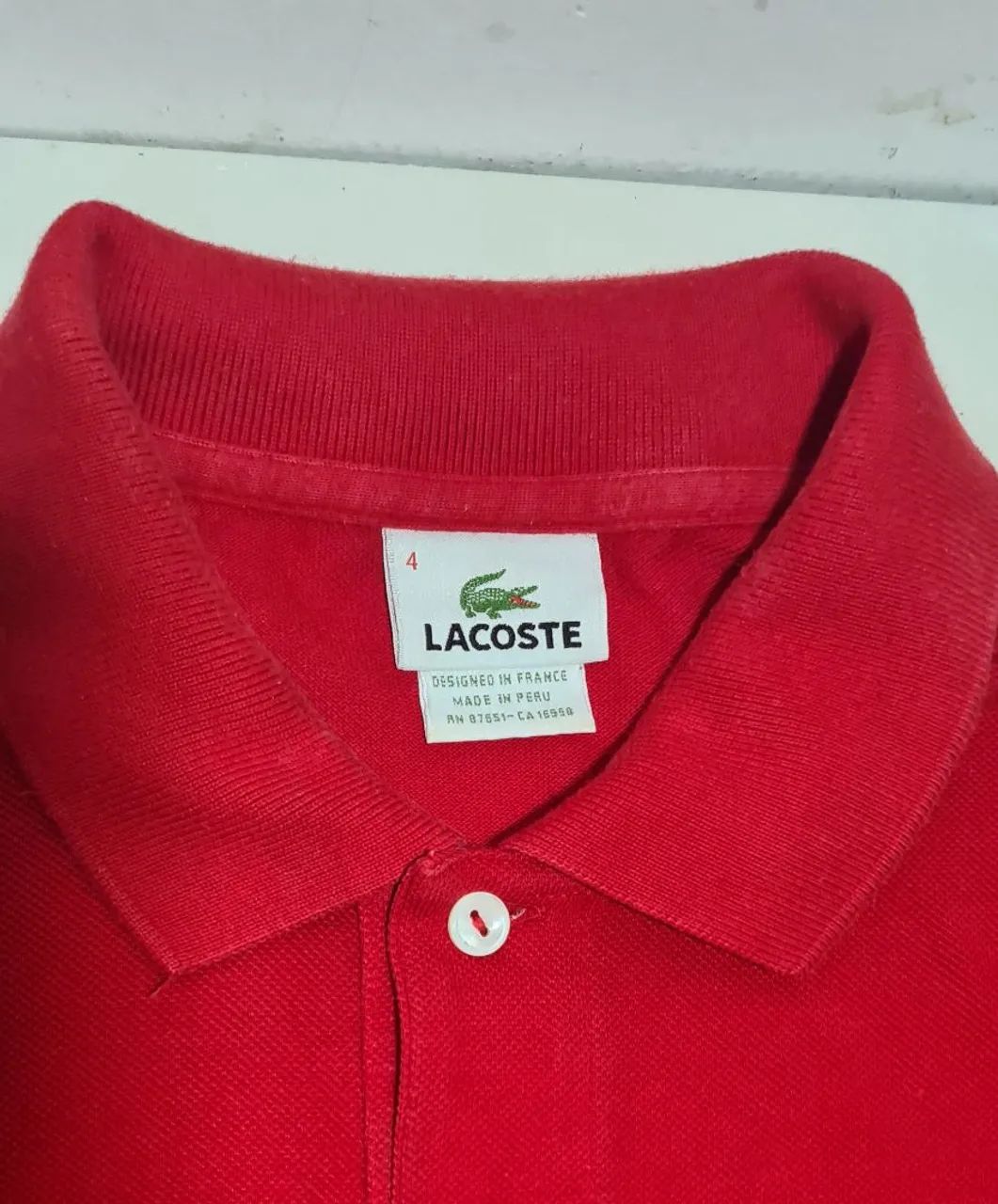 Camisa Polo Lacoste M - Foto 4
