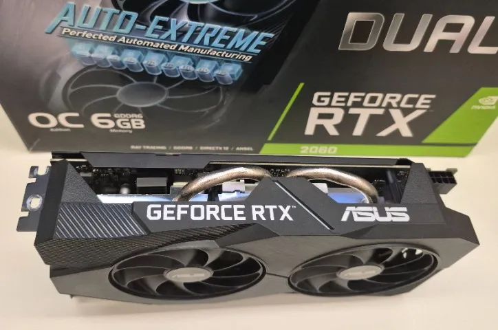 Placa de vídeo Asus RTX 2060 6GB OC Dual Fan LED - Na caixa! - Foto 5