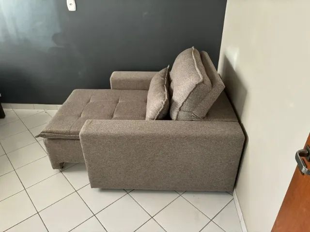 Poltrona Sofá-Cama Reclinável Confortável - Ótimo Estado418478295216312324