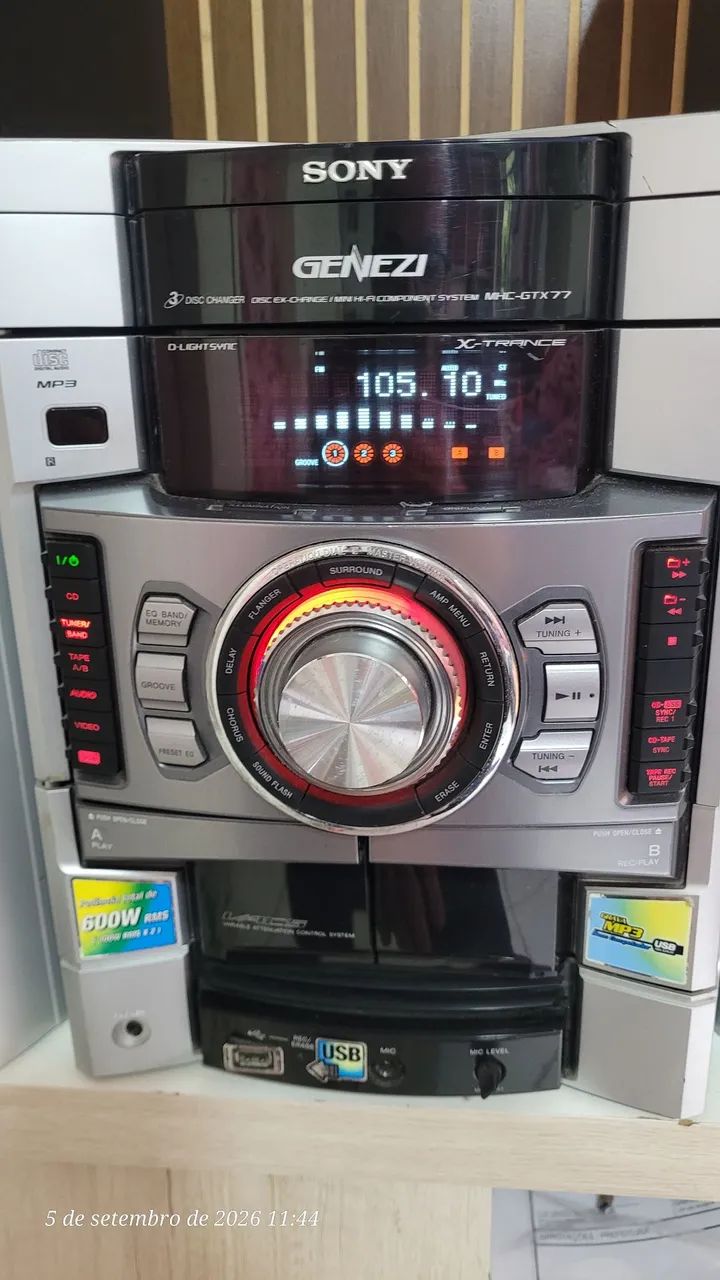 Som antigo sony genize gnx77  não envio  - Foto 4