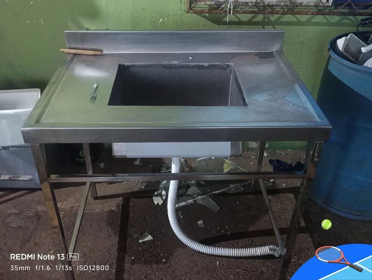 Pia industrial de inox 1m / 0,60cm - Foto 4