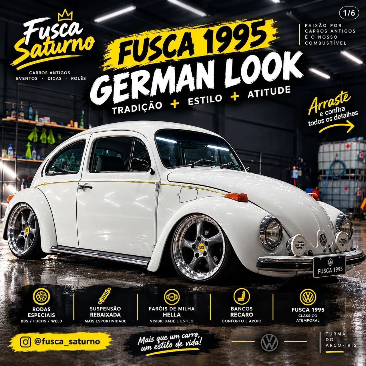 Volkswagen Fusca (álcool) 1995