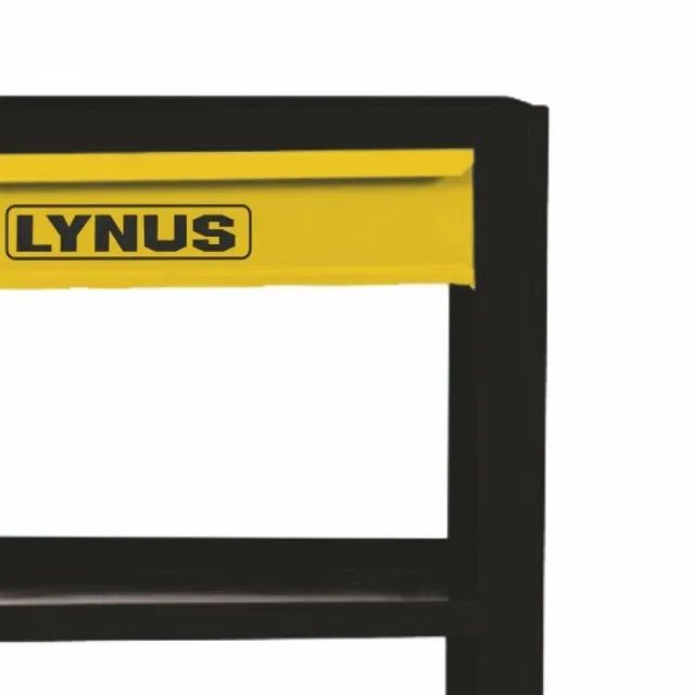 Carrinho de Ferramentas para oficina aberto LYNUS com 3 Prateleiras e 1 Gaveta CFL601 - Foto 3
