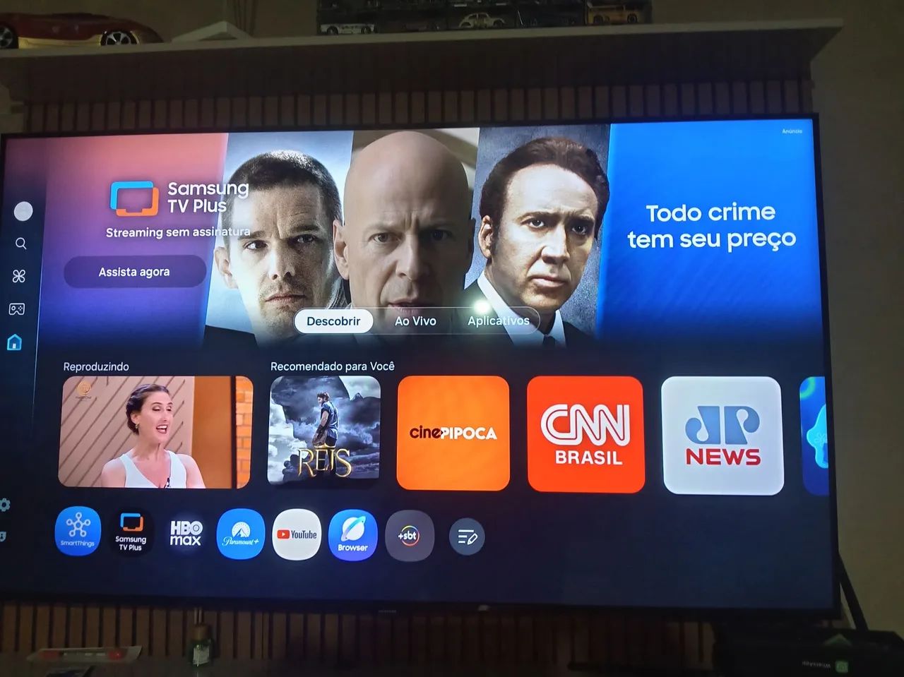 TV samsung CU7700 50" + controle Xbox  - Foto 2